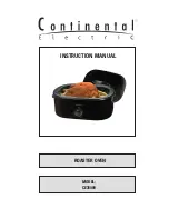 Preview for 1 page of Continental Electric CE35409 Instruction Manual