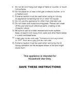 Preview for 3 page of Continental Electric CE35409 Instruction Manual