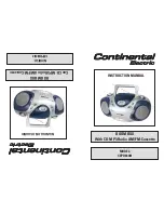 Continental Electric CEPD64381 Instruction Manual preview