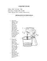 Preview for 5 page of Continental Electric CP43179 Instruction Manual