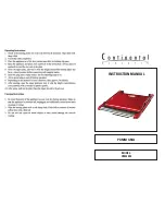 Continental Electric Electric CM43505 Instruction Manual preview