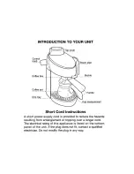 Предварительный просмотр 2 страницы Continental Electric Expreso Maker CE23649 User Manual