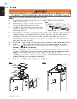 Preview for 24 page of Continental Fireplaces B36NTR Installation And Operating Instructions Manual