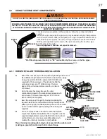 Preview for 27 page of Continental Fireplaces B36NTR Installation And Operating Instructions Manual