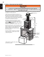 Preview for 32 page of Continental Fireplaces B36NTR Installation And Operating Instructions Manual