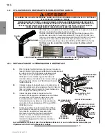 Preview for 110 page of Continental Fireplaces B36NTR Installation And Operating Instructions Manual