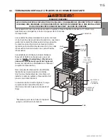 Preview for 115 page of Continental Fireplaces B36NTR Installation And Operating Instructions Manual