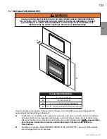 Preview for 133 page of Continental Fireplaces B36NTR Installation And Operating Instructions Manual