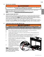 Preview for 139 page of Continental Fireplaces B36NTR Installation And Operating Instructions Manual