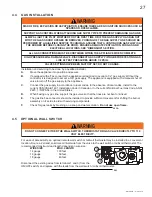 Предварительный просмотр 27 страницы Continental Fireplaces BCDV33NR Installation And Operating Instructions Manual