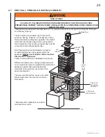 Предварительный просмотр 25 страницы Continental Fireplaces BCDV34-1NT Installation And Operating Instructions Manual