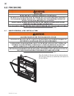 Предварительный просмотр 34 страницы Continental Fireplaces BCDV34-1NT Installation And Operating Instructions Manual