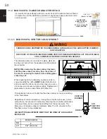 Preview for 50 page of Continental Fireplaces BCDV36CFGN-1 Installation And Operating Insctructions