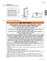 Preview for 69 page of Continental Fireplaces BCDV36CFGN-1 Installation And Operating Insctructions