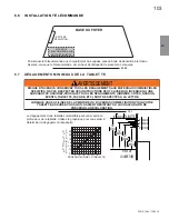 Preview for 103 page of Continental Fireplaces BCDV36CFGN-1 Installation And Operating Insctructions