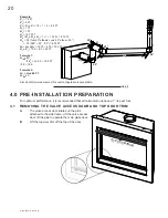 Предварительный просмотр 20 страницы Continental Fireplaces BCDV36CFGN Installation And Operating Instructions Manual