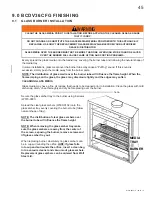 Предварительный просмотр 45 страницы Continental Fireplaces BCDV36CFGN Installation And Operating Instructions Manual