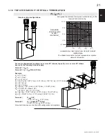 Preview for 21 page of Continental Fireplaces BCDV36CFNTR Installation And Operating Instructions Manual