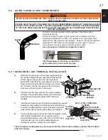 Preview for 27 page of Continental Fireplaces BCDV36CFNTR Installation And Operating Instructions Manual