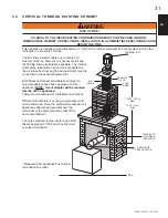 Preview for 31 page of Continental Fireplaces BCDV36CFNTR Installation And Operating Instructions Manual