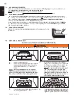 Preview for 44 page of Continental Fireplaces BCDV36CFNTR Installation And Operating Instructions Manual