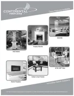 Preview for 64 page of Continental Fireplaces BCDV36CFNTR Installation And Operating Instructions Manual