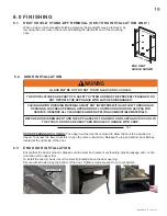 Preview for 19 page of Continental Fireplaces BCNV40-N Installation And Servise Manual