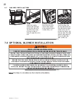 Preview for 22 page of Continental Fireplaces BCNV40-N Installation And Servise Manual