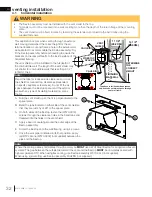 Предварительный просмотр 32 страницы Continental Fireplaces Builder 42 Series Installation And Operation Manual