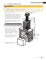 Предварительный просмотр 37 страницы Continental Fireplaces CB30-1 Installation And Operation Manual