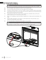 Предварительный просмотр 40 страницы Continental Fireplaces CB30-1 Installation And Operation Manual