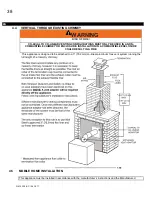 Preview for 38 page of Continental Fireplaces CB30NTR Installation And Operating Instructions Manual