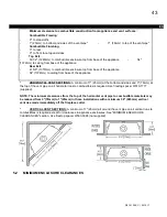 Preview for 43 page of Continental Fireplaces CB30NTR Installation And Operating Instructions Manual