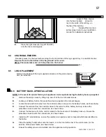 Preview for 57 page of Continental Fireplaces CB30NTR Installation And Operating Instructions Manual