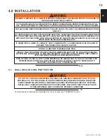 Preview for 19 page of Continental Fireplaces CB35NT Installation And Operating Instructions Manual