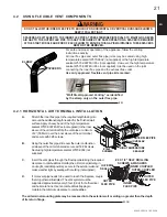 Preview for 21 page of Continental Fireplaces CB35NT Installation And Operating Instructions Manual