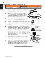 Preview for 22 page of Continental Fireplaces CB35NT Installation And Operating Instructions Manual