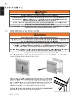 Preview for 34 page of Continental Fireplaces CB35NT Installation And Operating Instructions Manual