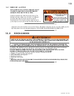 Preview for 103 page of Continental Fireplaces CB35NT Installation And Operating Instructions Manual