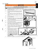 Preview for 25 page of Continental Fireplaces CB46NTR Installation And Operating Instructions Manual