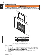 Preview for 44 page of Continental Fireplaces CB46NTR Installation And Operating Instructions Manual