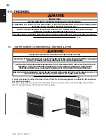 Preview for 46 page of Continental Fireplaces CB46NTR Installation And Operating Instructions Manual