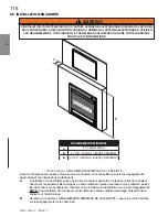 Preview for 116 page of Continental Fireplaces CB46NTR Installation And Operating Instructions Manual