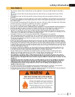 Preview for 3 page of Continental Fireplaces CBHD4PGN Installation And Operation Manual