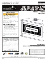 Continental Fireplaces CBL36-1 Series Installation And Operation Manual preview