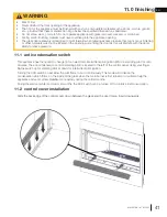 Предварительный просмотр 41 страницы Continental Fireplaces CBL36-1 Series Installation And Operation Manual