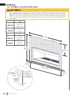 Предварительный просмотр 42 страницы Continental Fireplaces CBL36-1 Series Installation And Operation Manual