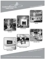 Preview for 58 page of Continental Fireplaces CBL36NTE Installation And Operating Instructions Manual