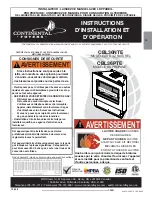 Preview for 59 page of Continental Fireplaces CBL36NTE Installation And Operating Instructions Manual