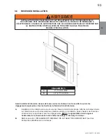 Preview for 93 page of Continental Fireplaces CBL36NTE Installation And Operating Instructions Manual